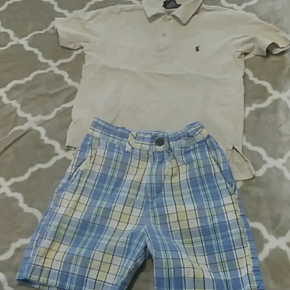 Ralph Lauren Polo with nice plaid shorts